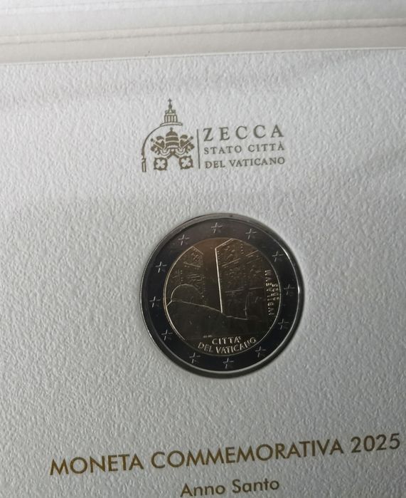 Vaticano 2025 - Moeda comemorativa de 2€  Jubileu