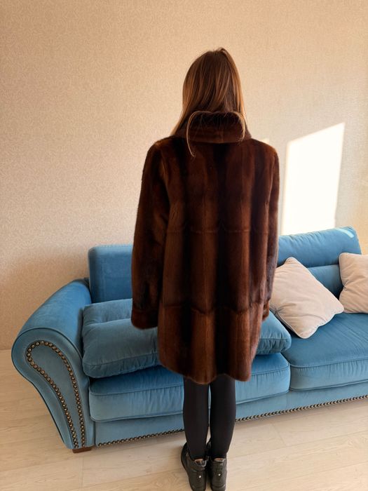 Полушубок норковый, в идеальном состоянии производство Греция 46-48