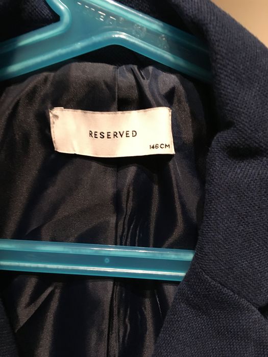 granatowa marynarka chłopięca rozm 146 Reserved