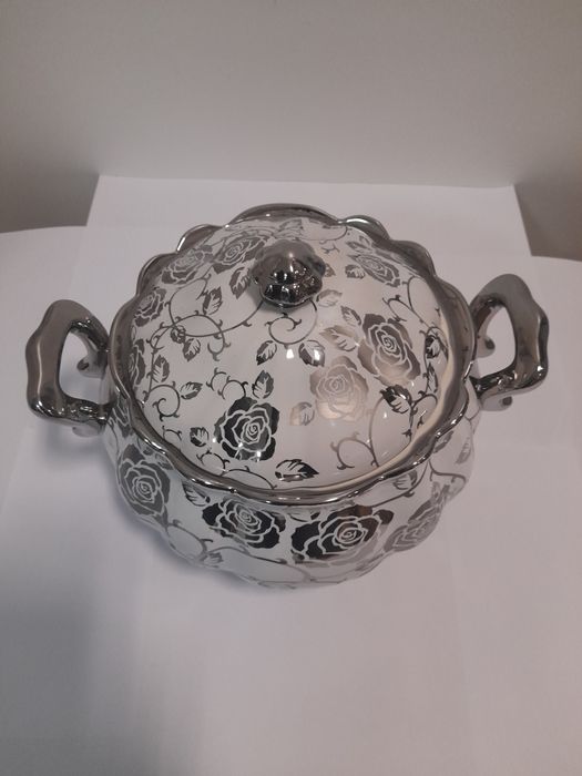 Terrina Africana, de porcelana, para Ochun, 3l