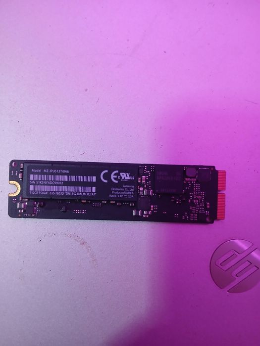 Ssd Samsung M2 512gb из MacBook Air