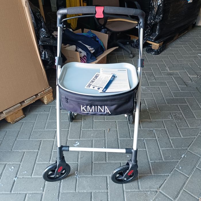 Chodzik dla seniora KMINA PRO (rollator) – stan jak nowy, kompletny