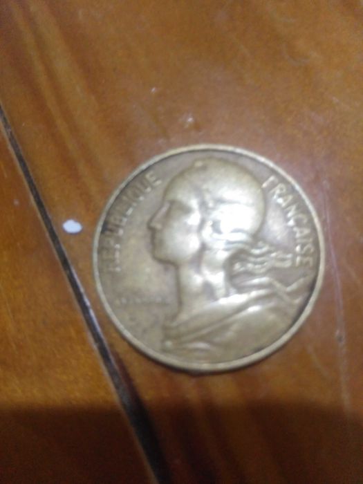 Moeda de 10 cêntimos França 1963