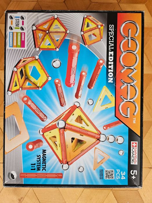 Geomag Klocki magnetyczne 34 elementy