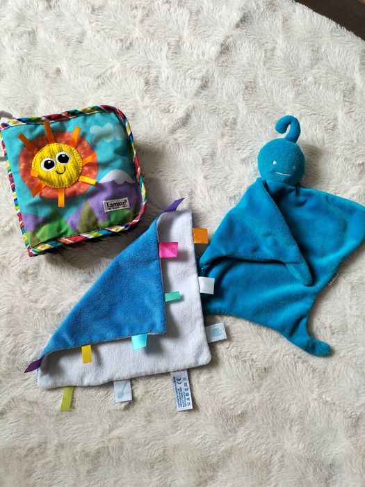 TOMY Lamaze książeczka i przytulanki