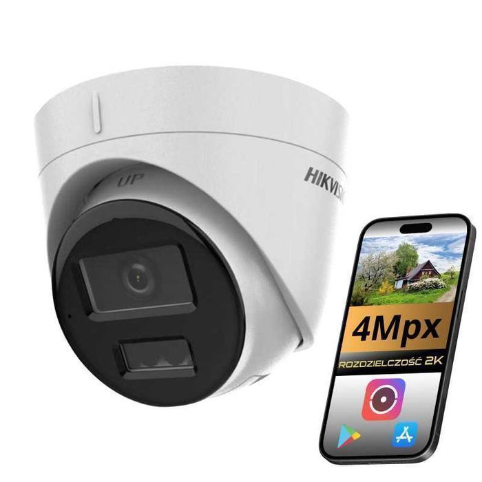 Kamera Kopułkowa IP PoE 4Mpx DS-2CD1343G2-LIU(2.8mm) Mikrofon Detekcja