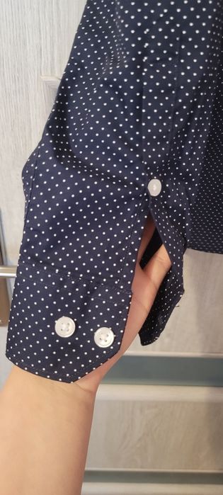 Koszula męska granatowa