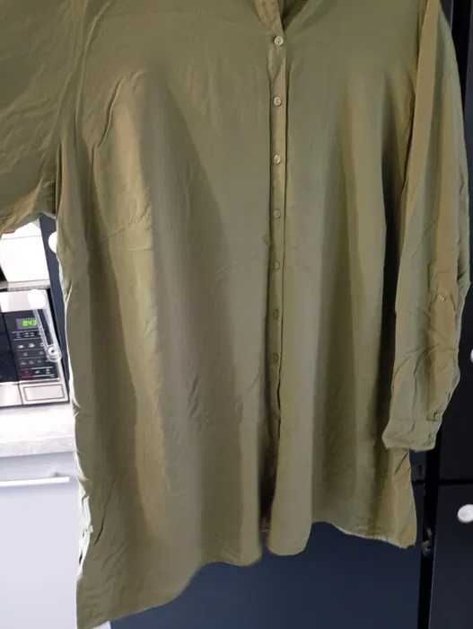 Koszula damska długa oliwkowa khaki 50/52/54