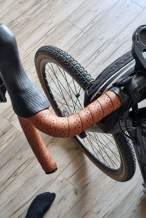 Owijki rowerowe Riderace Brązowe, Stylowe do Gravela / Szosy.