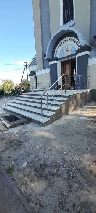 Перила із нержавійки,вироби із нержавійки,пандуси