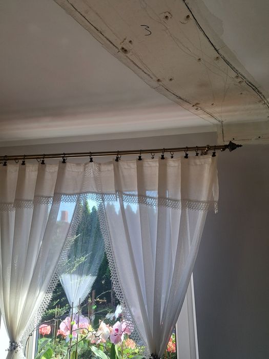 Karnisze podwojne grube zabki 4szt.16 grubosc
