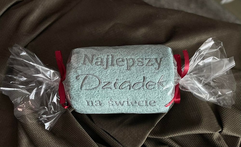 Dzień  dziadka ręcznik prezent najlepszy dziadek na świecie
