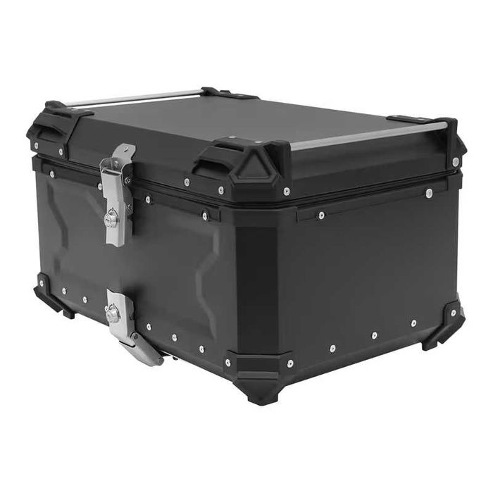 Top Case em Alumínio Preta / Mala para Moto / Novas