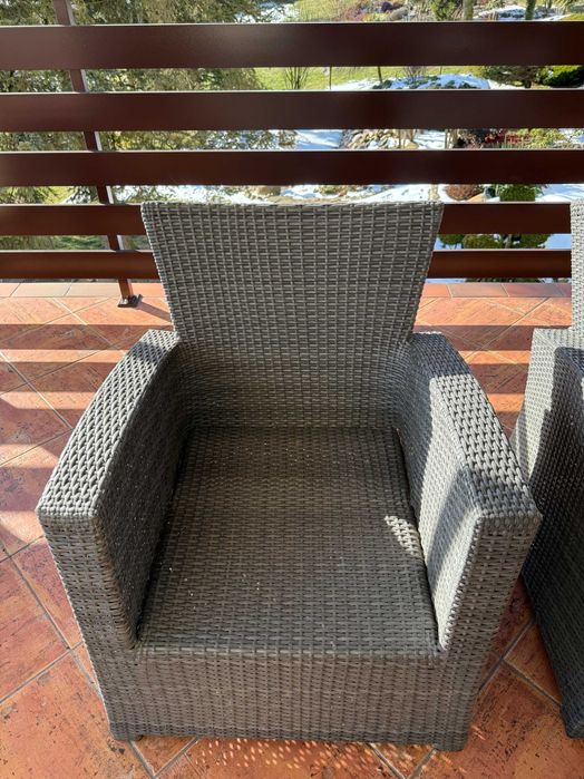 Komplet wypoczynkowy technorattan