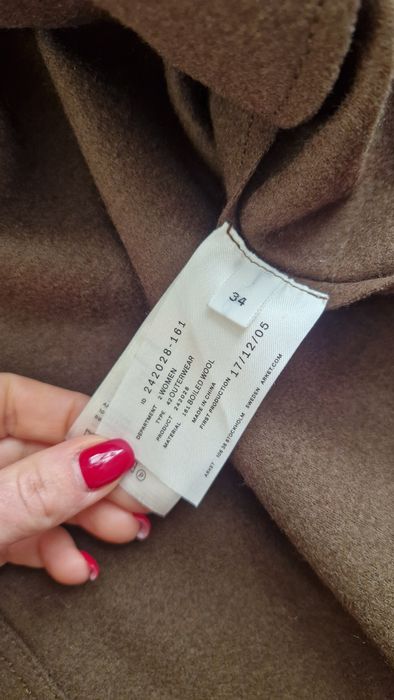 Пальто жіноче вовняне Arket