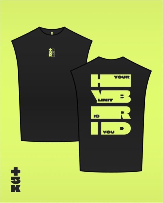 T-shirt sem mangas Hybrid / Hyrox +5K