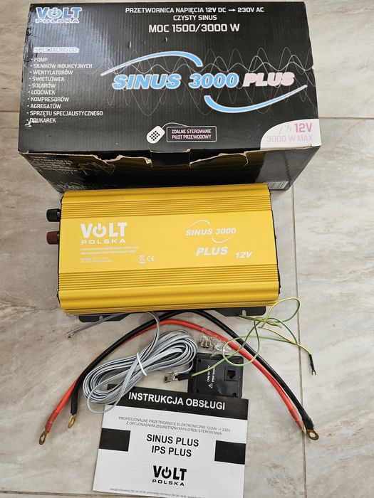 Инвертор VOLT POLSKA с чистой синусоидой 3000w 12v