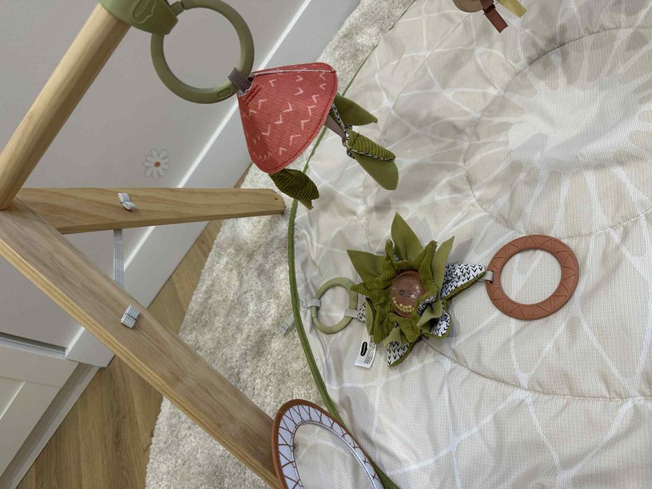 Mata Edukacyjna z drewnianym stojakiem- Boho Chic