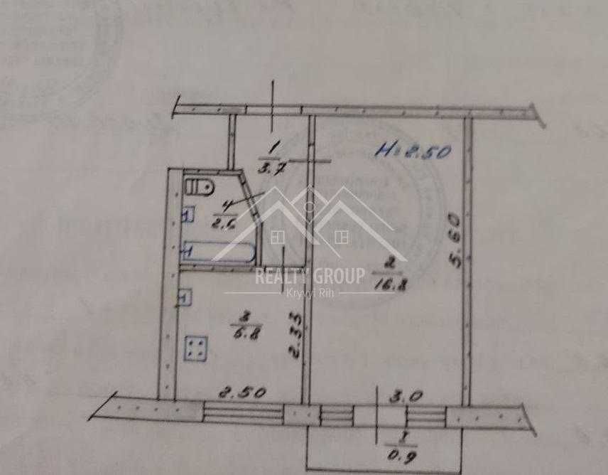 Продаж 1к квартири (район Victory Plaza)