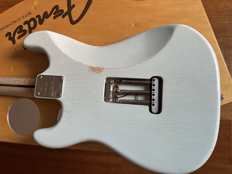 Marqz Stratocaster Sonic Blue aged