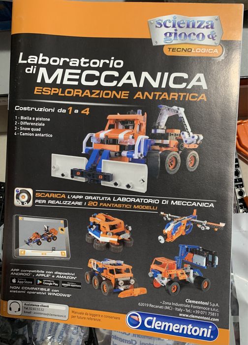 Дитячий конструктор Clementoni Laboratory of Mechanics Exploration 850