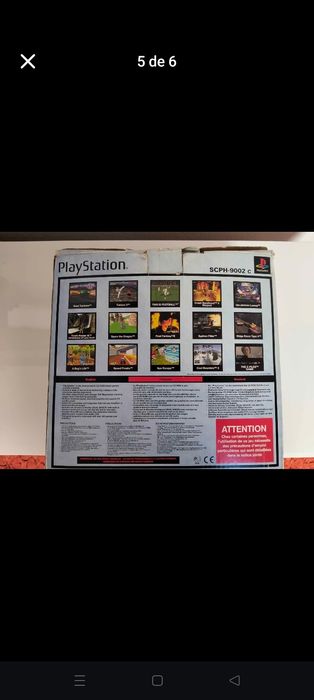 PlayStation em caixa