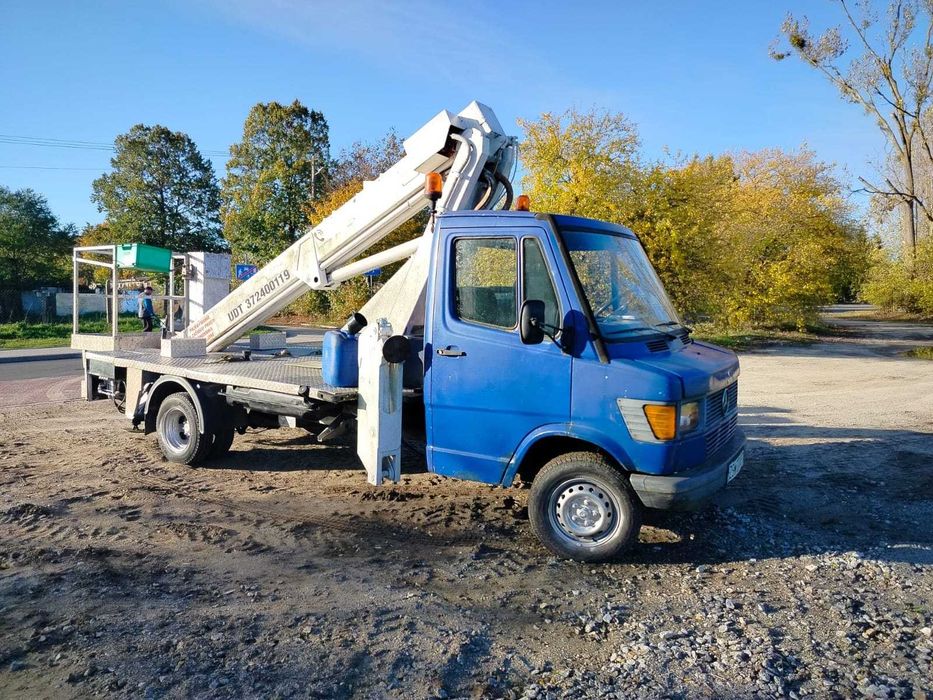 mercedes 308d 2.3d dźwig zwyżka podnośnik koszowy