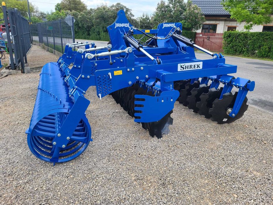 BRONA TALERZOWA talerzówka ciężka/ 4m/ 4 siłowniki/ wał daszkowy fi600