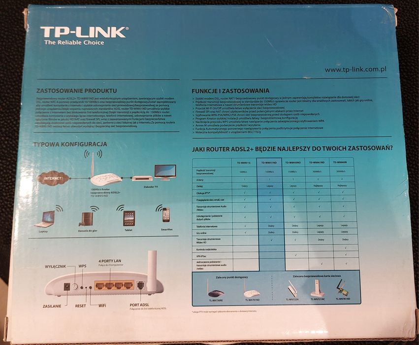 TP-Link TD-W8951ND router