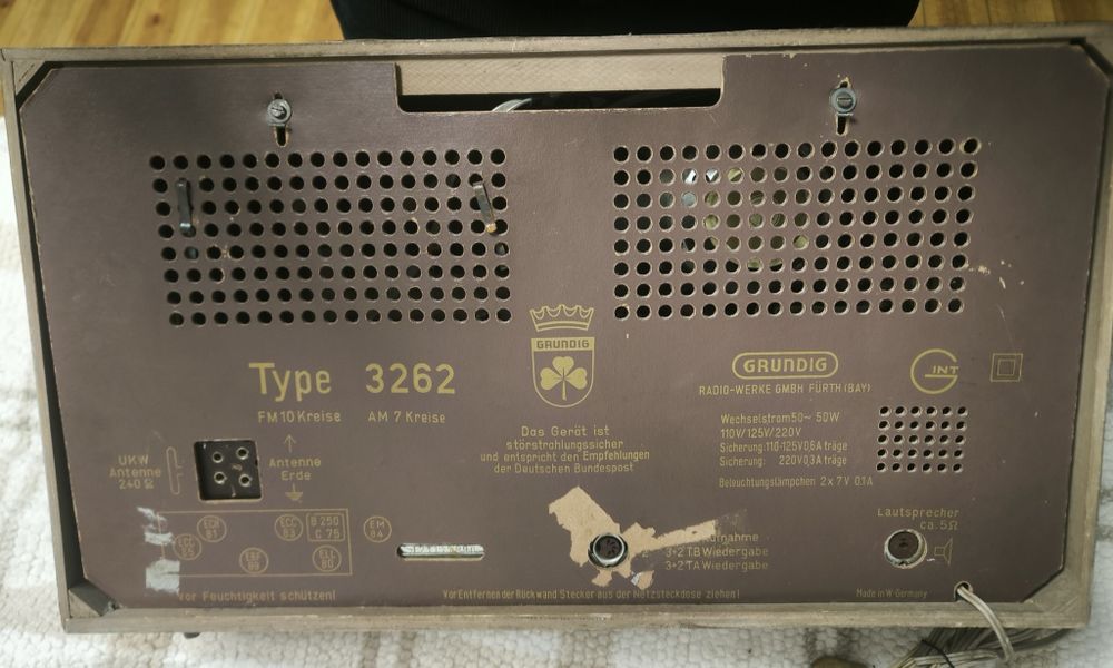 Radio Lampowe Grundig 3262