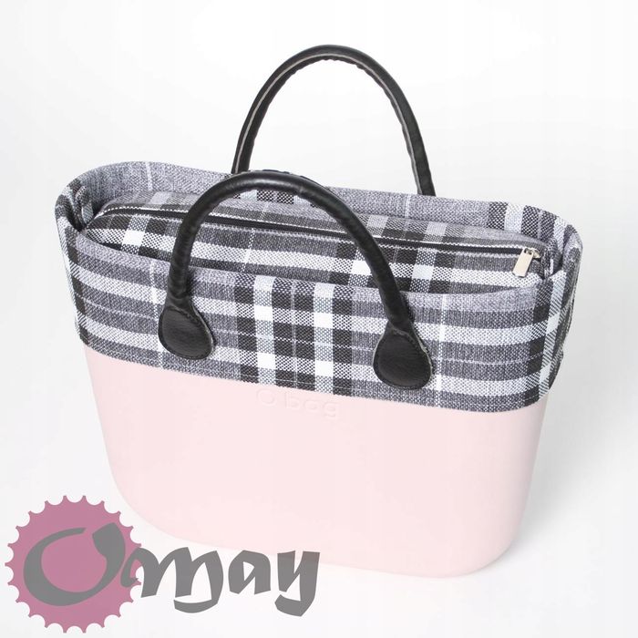 organizer OBAG STANDARD +OPASKA krata struktura czarno-szara OMAY