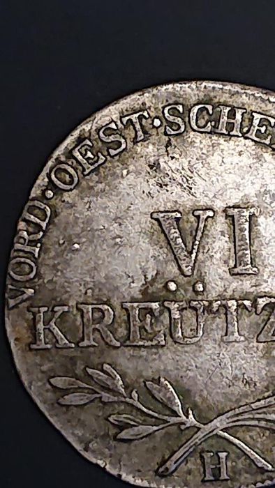 Moneta VI KREUTZER 1804 srebro