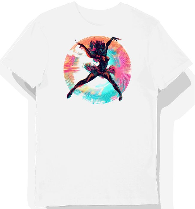 Koszulka męska biała z grafiką artystki Doja Cat 3XL