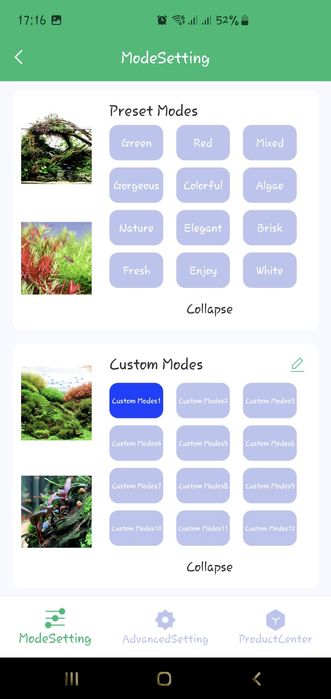 Calha led para aquário