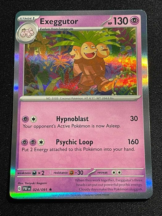 Carta Pokémon Exeguttor 24/91 Paldean Fates
