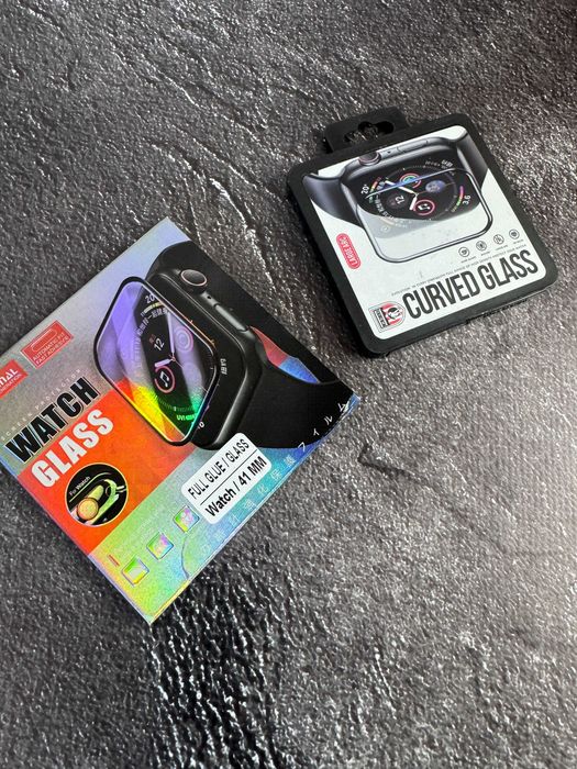 Захисне скло для Apple Watch 41 45 38 мм Защитное стекло годинник