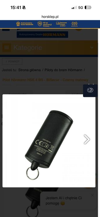 Piloty Hormann hse4 bs orginalny
