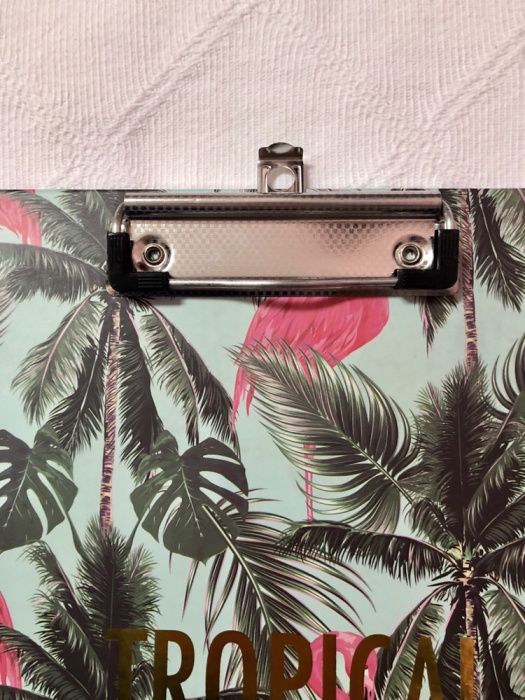 Prancheta / Clipboard FLAMINGOS - Tropical Dream (Nova)