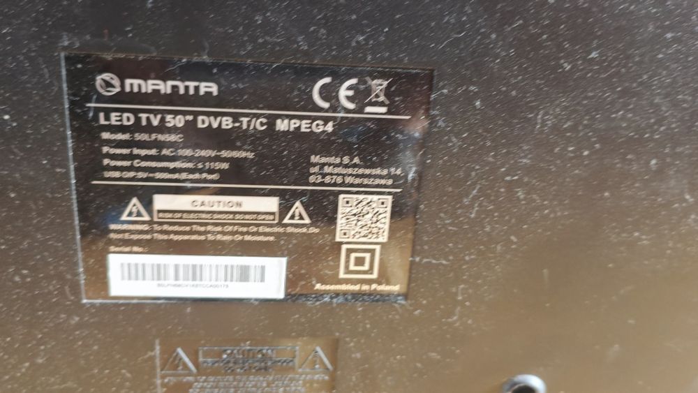 Продам Manta 50lfn58c
