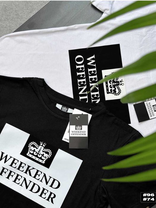 Черная Майка WK | Новая Футболка Weekend Offender Prison | XS-XXL