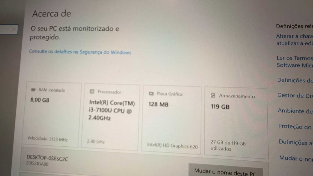 Lenovo ThinkPad L470 | Ecrã FHD 14" | 8GB RAM | SSD | Bateria Enorme (4 Ciclos)