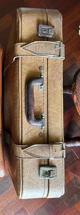 Mala vintage castanha