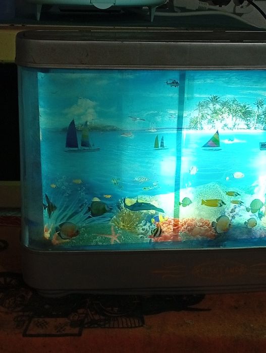 Aquário Decorativo Lâmpada em movimento