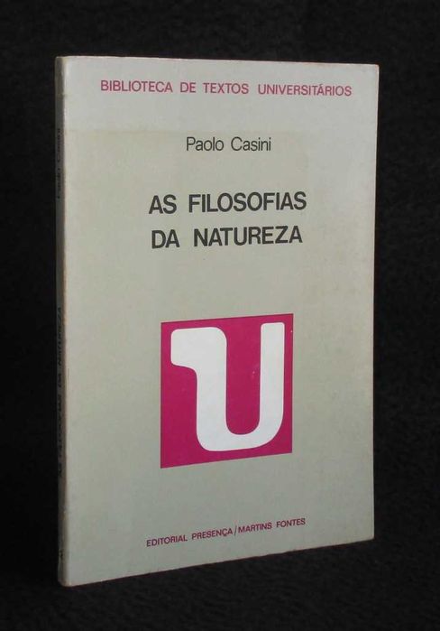 Livro As Filosofias da Natureza Paolo Casini 1979