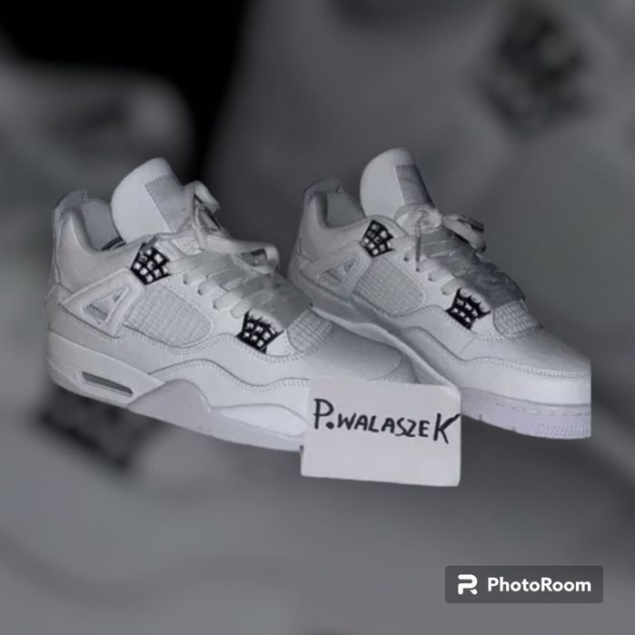 Nike Air Jordan 4 Pure Money Metalic Silver