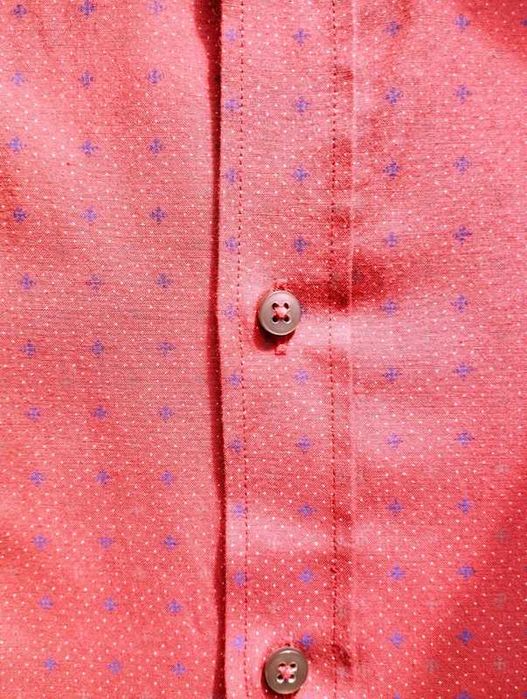 Koszula męska Recman - bordowa slim fit 40 (176-182)