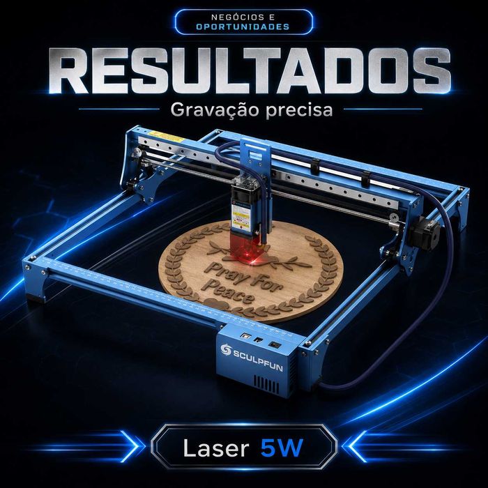 Maquina gravação laser Sculpfun s9 5w