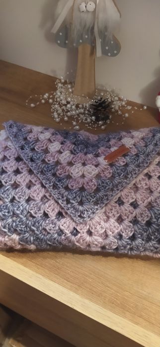 Chusta handmade zrobiona na szydełku