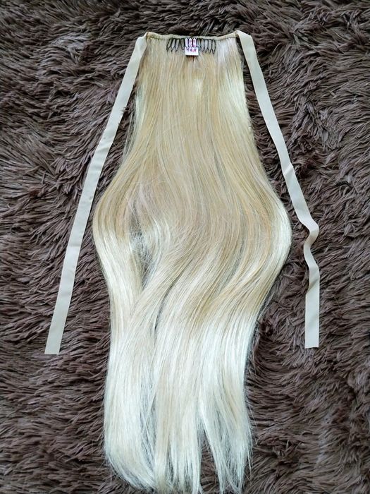 Шиньон/хвост для блондинки