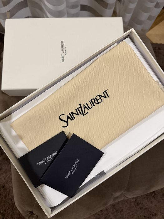 Балетки шкіряні Saint Laurent
